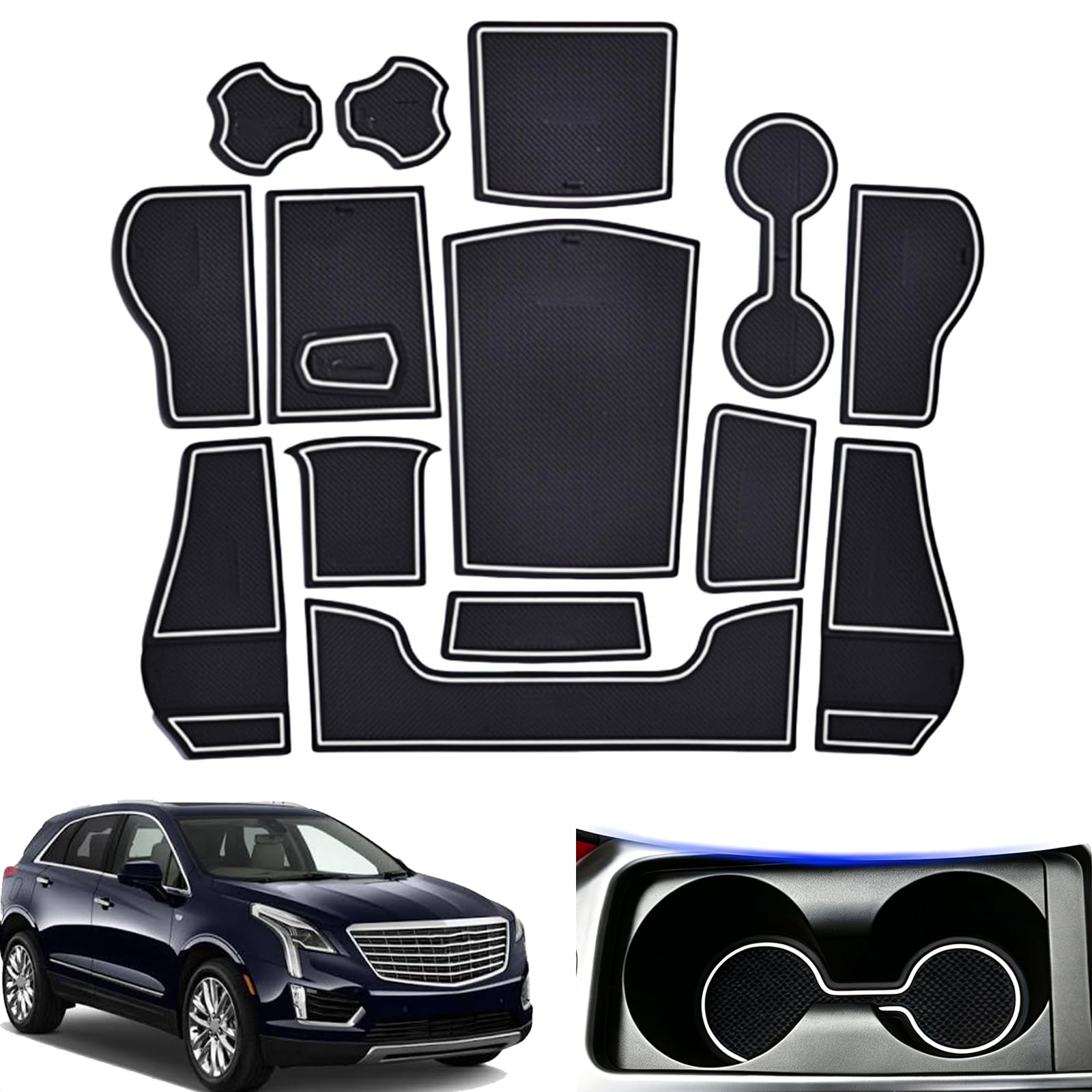 Forros de consola Cadillac XT5 para mantener limpio el habitáculo