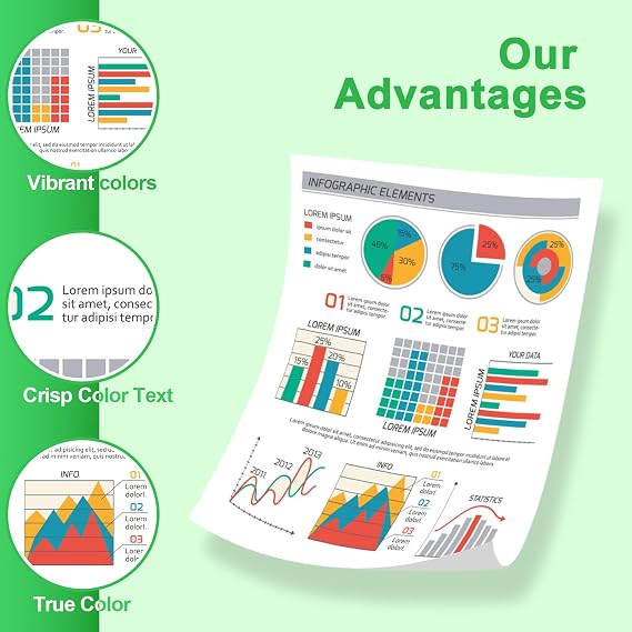 T46Y Ink Cartridge Set T46Y1 T46Y2 T46Y3 T46Y4 T46Y5 T46Y6 T46Y7 T46Y8 T46Y9 T46YD Replacement for SureColor P900 Printer (10 Pack)