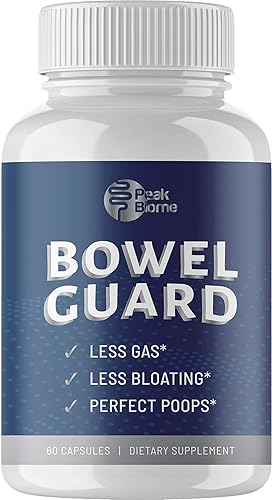 Bowel Guard - Suplementos de enzimas digestivas activas a base de plantas con probióticos - Ayuda a la digestión probiótica - para hinchazón y gas -