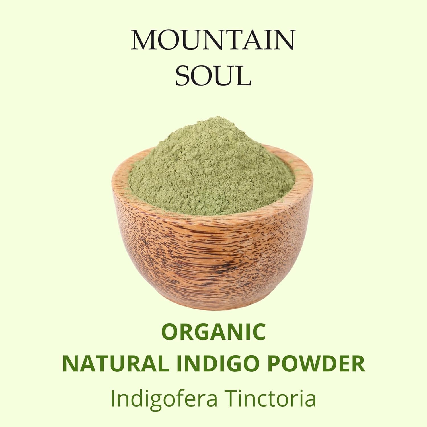 Mountain Soul Organic Indigo Powder For Black Hair Color 100GM Pack of 3 Mountain Soul Organic Indigo Powder For Black Hair Color 100GM Pack of 3