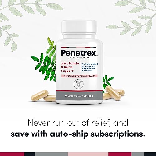 Miniatura 7 de Penetrex Suplemento de glicinato de magnesio clínicamente estudiado para apoyo articular, muscular y nervioso – Comodidad en 5 días con extracto