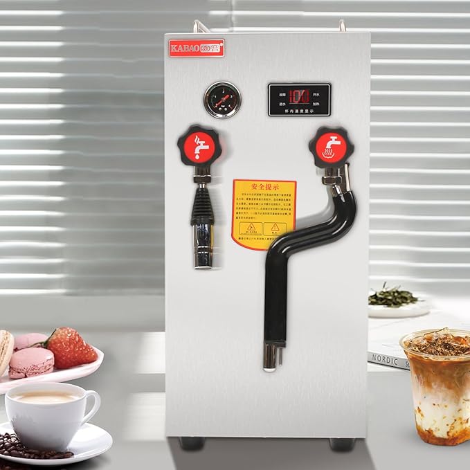 Máquina de Espresso Automática 8L con Espumador de Leche y Pantalla LED miniatura 2