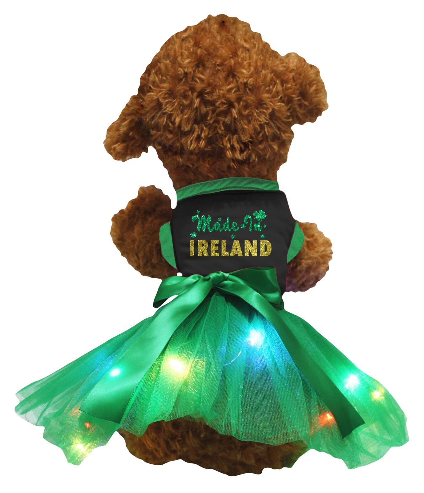 Robe pour chiot avec LED pour sécuriser les promenades de nuit