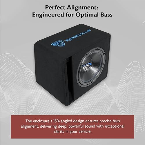 Miniatura 8 de Rockville VS15K52 - Subwoofer para automóvil K5 2000w de 15 pulgadas en caja ventilada de 2 ohmios, color negro