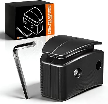 Pedal Pad Extender 1.5" Clutch Compatible with Ford Mustangs Shelby Roush Saleen 1994-2023