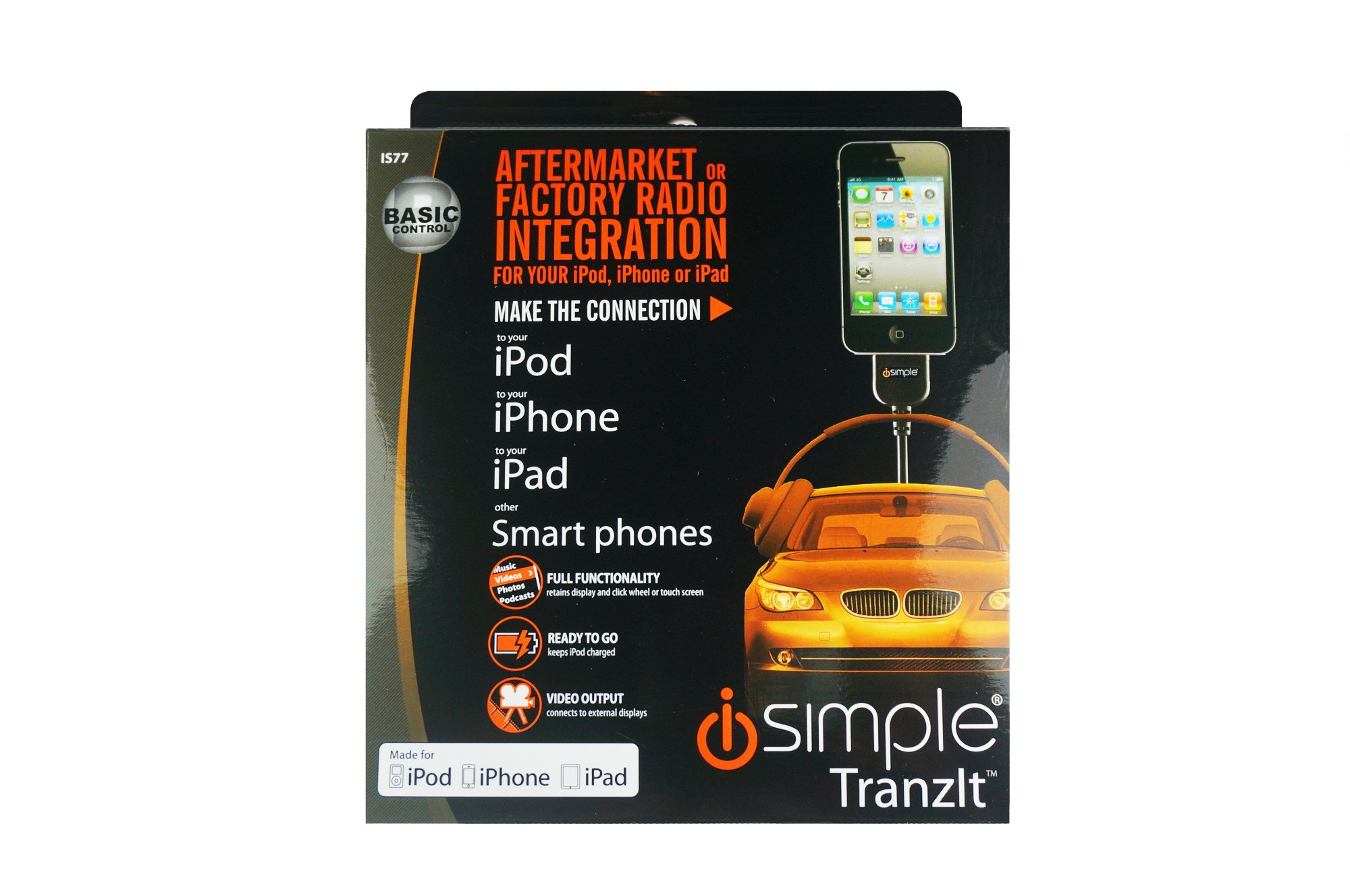 iSimple FMモジュレーター方式 TranzIt Dock・3.5mm用 IS77 Amazon | iSimple FMモジュレーター方式 TranzIt Dock・3.5mm用 IS77