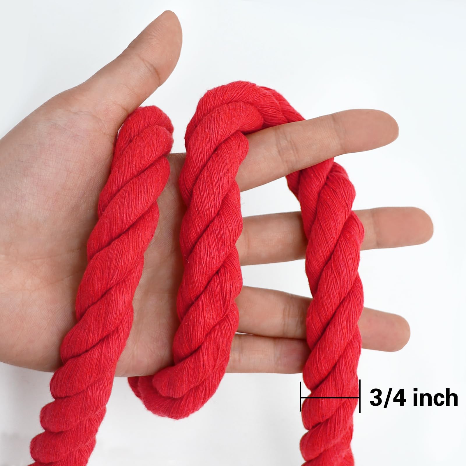 PATIKIL Baumwollseil 1/2 Zoll X 50 Fuß - Natur Twisted Für Garten & Basteln