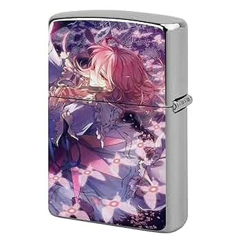 東方project 幽々子　美少女　オイルライター　zippo 風　TD3 東方project 幽々子美少女オイルライターzippo 風TD3