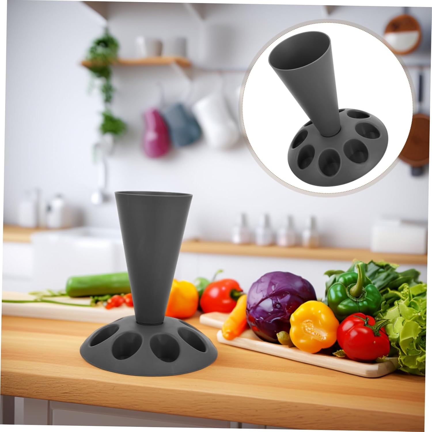 Pastry Bag Stand Cake Decorating Nozzles Holder Piping Bag Organizer for Baking Set Slots