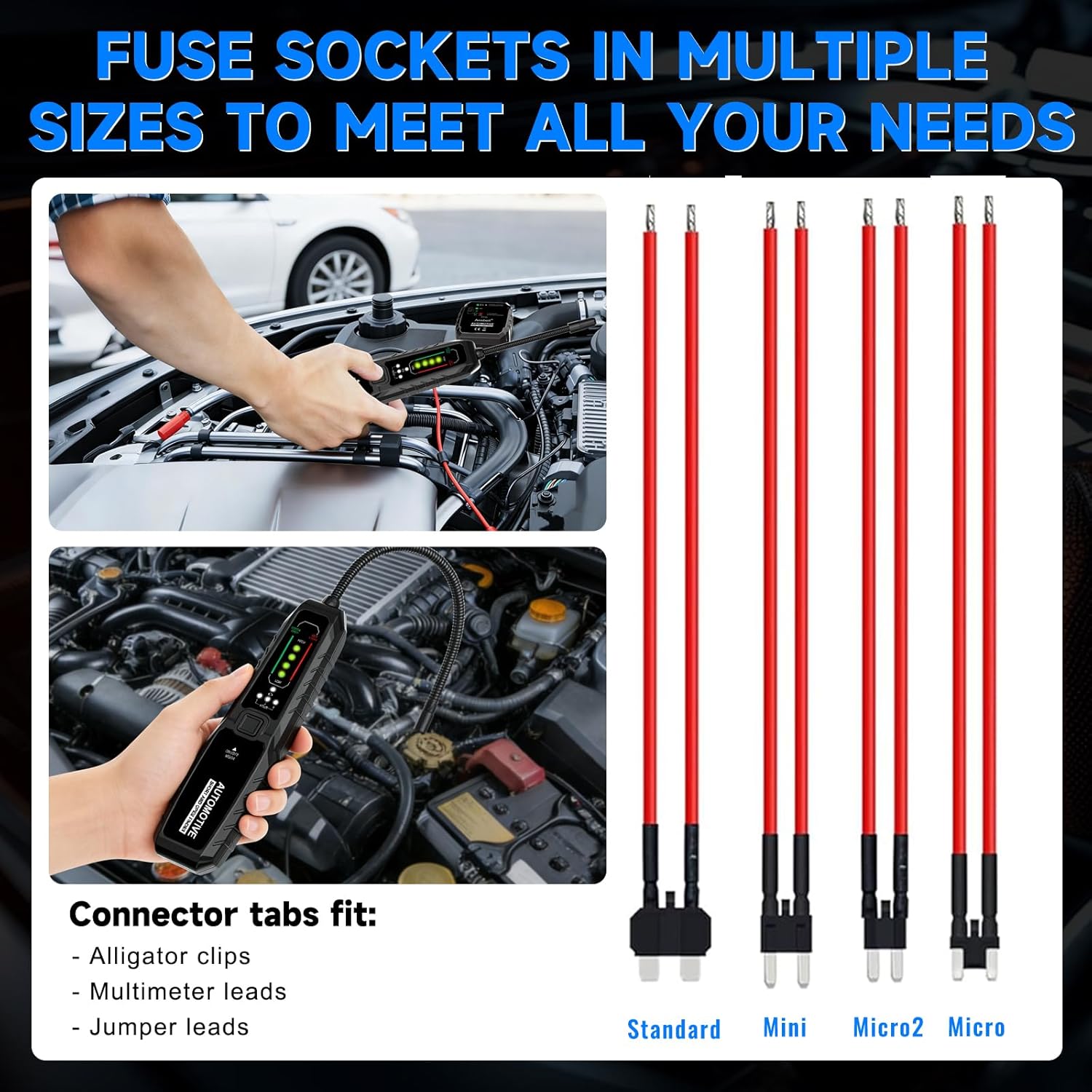 VSTM Wire Tracer Automotive Electrical Open & Short Finder, Circuit Breaker Finder, Circuit Tester, Fault Probe Cable Tracker, DC 6-42V Electrical Circuit Diagnostic Tool