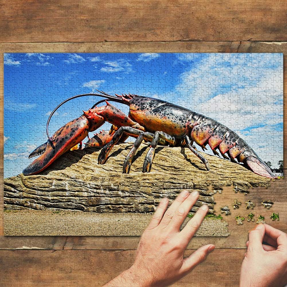 Canada Lobster Shediac New Brunswick Jigsaw Puzzle 1000 Piece Game Artwork Travel Souvenir Wooden