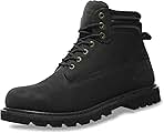 Steel Toe Work Boots for Men, 6-Inch Non Slip Comfortable Leather Waterproof Industrial Construction Safety Workboots
