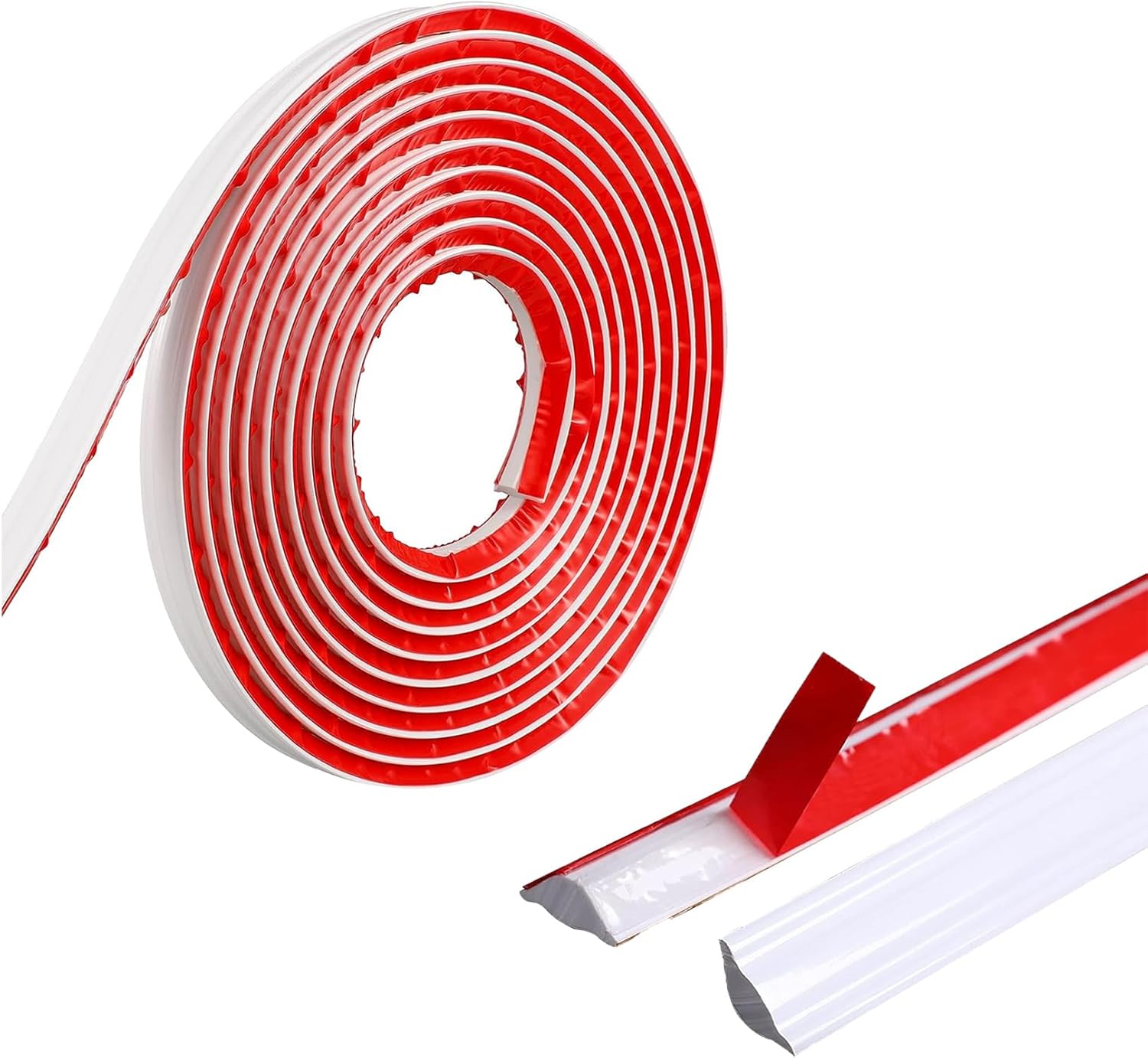 Multi-Purpose Self-Adhesive PVC Quadrant Trim: Flexible Wall Corner ...