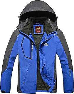 Men's Hooded Jacket Colour Block Warm Windproof Lightweight Winter Jacket Lining Leisure Jacket Transition Jacket Sports Jacket Leisure Hiking Travel Functional Jacket