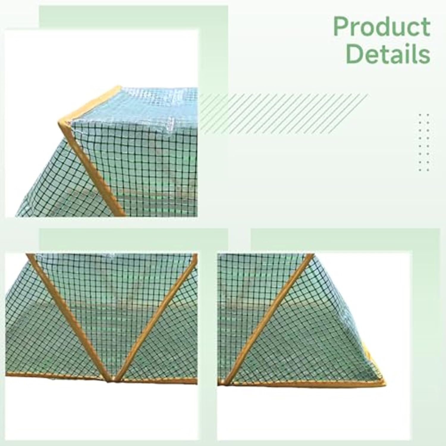 Weatherproofed Plant Cover Quick Setups Greenhouses Tent for Year Round Protecting in Homes Gardens Light Weight Grow Tent