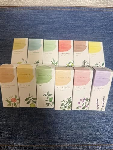 Amazon.co.jp: 生活の木 エッセンシャルオイル 5ml 12本セット アロマ