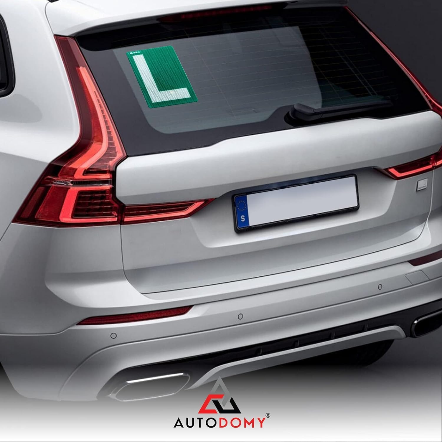 Autodomy Placa L Novel Cristales Tintados Pack 2 Unidades | Pegatina L Homologada Exterior | L para Lunas Tintadas es Reflectante | Homologada por la DGT — view 7