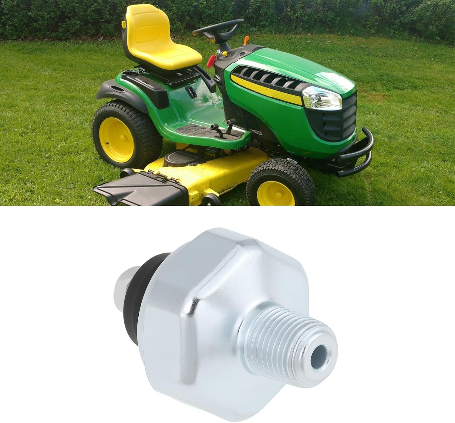 Lawnmover Engine Oil Pressure Switch AM100856 Compatible with John Deere