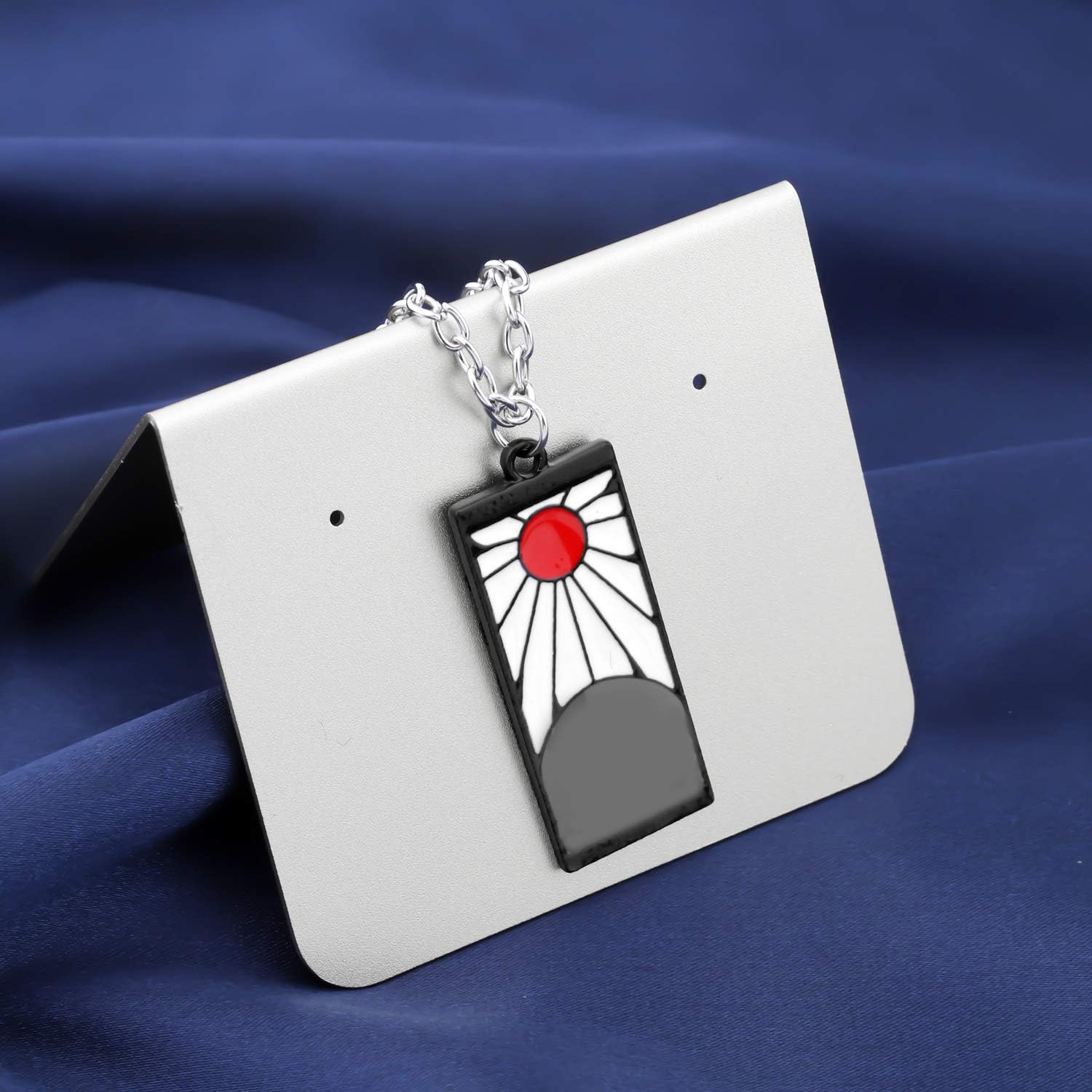 FAADBUK Demon Anime Inspired Jewelry Tanjiro Necklace & Keychain Tanjirou Anime Cosplay Gifts