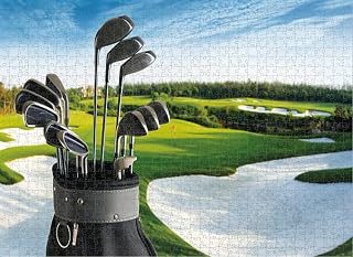 Golf Golf Course Golf Club Luxury Vacations Puzzle for Adults and Teens 500 Pieces Jigsaw Puzzle for Home Decoration Toys and Games