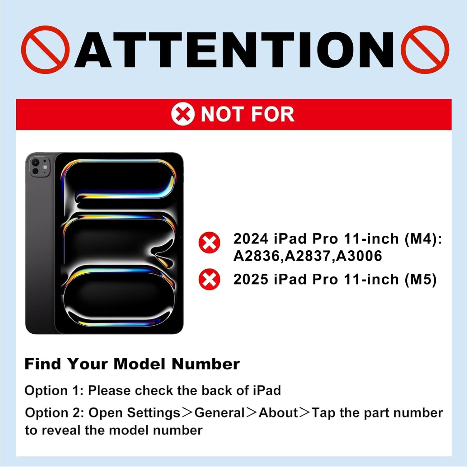 keyboard case for ipad air 11" (m3 2025 / m2 2024) & ipad pro 11"(1st/2nd/3rd/4th gen), slim magic keyboard with multi-touch trackpad for 10.9"ipad air 4th/5th gen with 7-color backlit,black black - ipad air & pro (1st-4th)