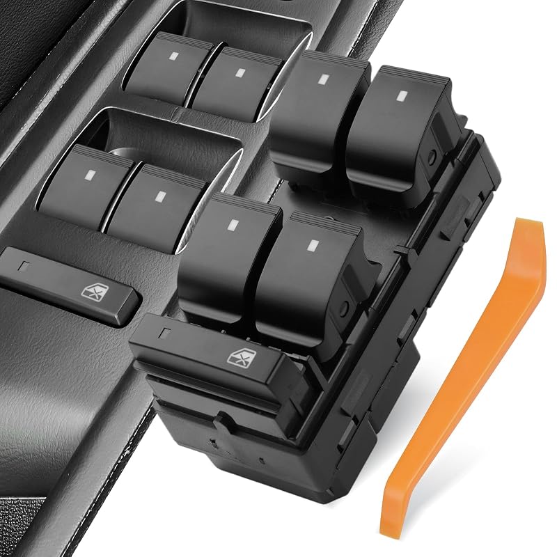Interruptor mestre do vidro elétrico Forccord lado do motorista para GMC Acadia 2007 a 2016