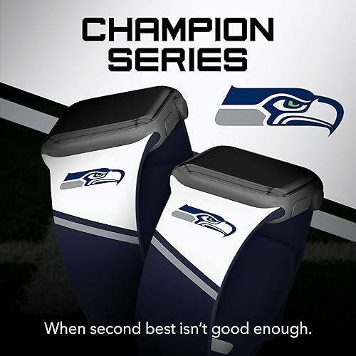 Miniatura 2 de Game Time Seattle Seahawks HD Champion Series - Correa de reloj compatible con Apple Watch