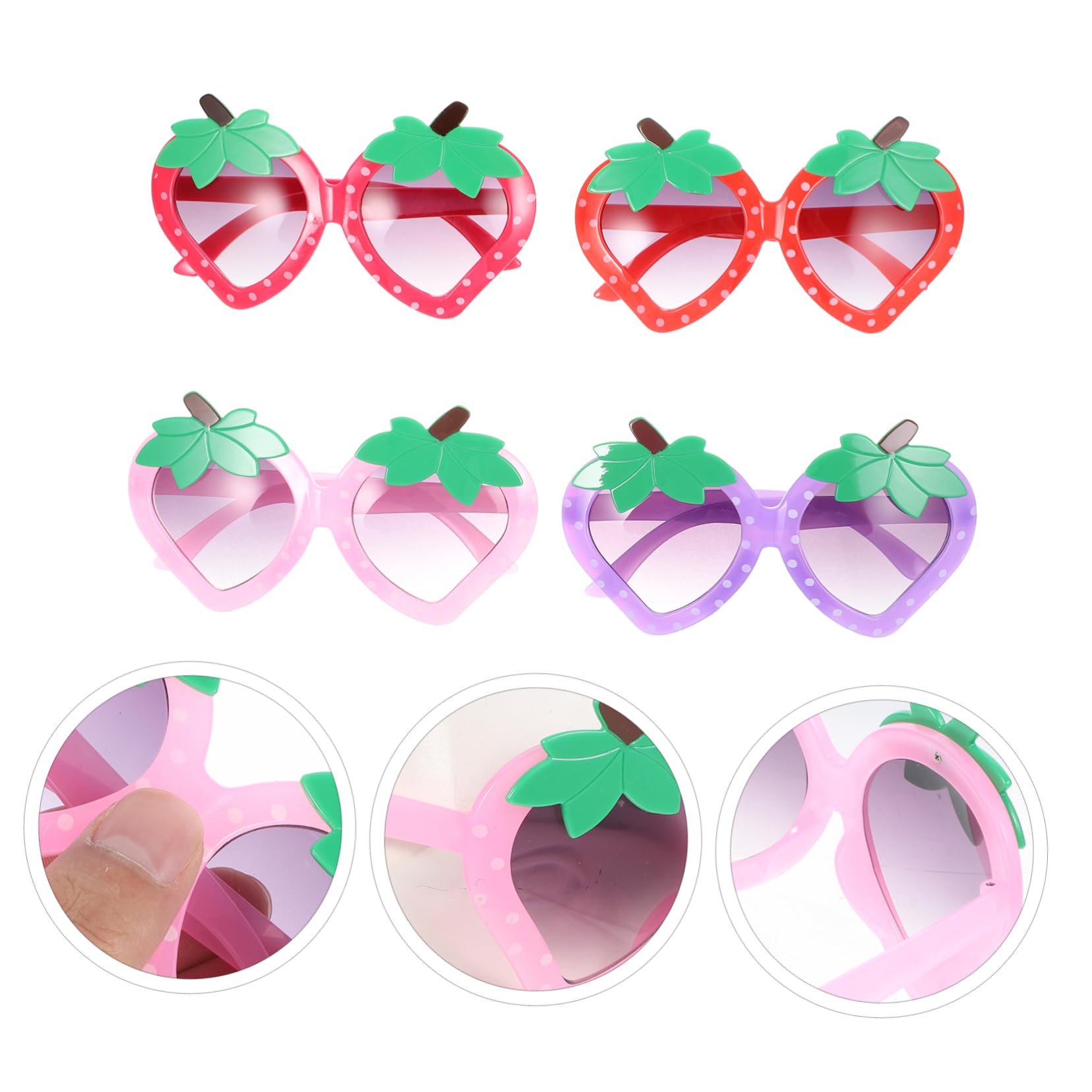minkissy 8 Pares Gafas de Sol para Niñas con Diseño de y Divertidos para Bebés y Accesorio Único y Seguro para Fiestas y