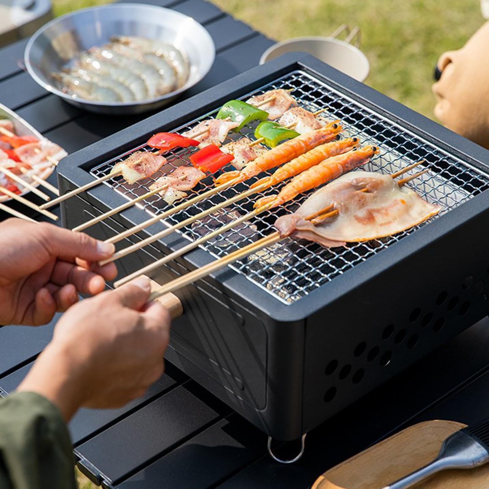 焚き火台 バーベキューコンロ グリル キャンプ用 テーブル バーベキューコンロ 焚き火台-bbq コンロ 家庭 ガーデン グリル