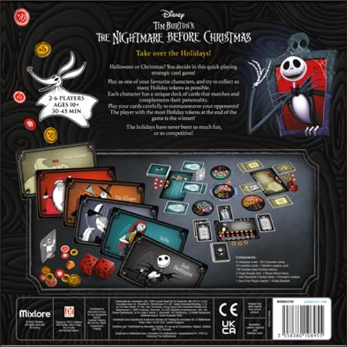 Miniatura 3 de Juego de cartas Nightmare Before Christmas  Juego táctico rápido con mazos de personajes únicos para las últimas victorias navideñas, divertido