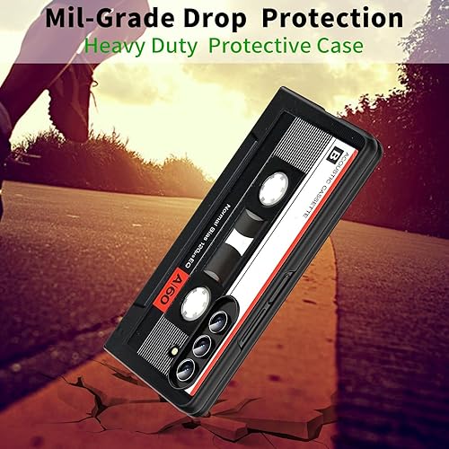 Vista 39 de Funda protectora para Samsung Galaxy Z Fold 5 2023 Slim Light Hard PC Shook Proof Funda protectora para Samsung Galaxy Z Fold 5 7.6 pulgadas - Flor