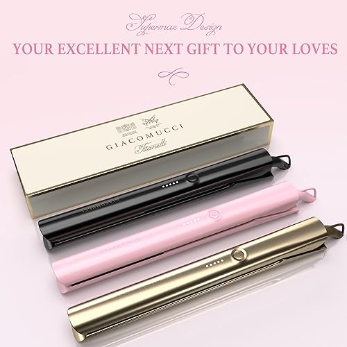 Miniatura 9 de Titanelli - Plancha de pelo de titanio 2 en 1, plancha plana con tecnología Ti-Thermal 100% pura, estilo profesional de 1 pulgada, disponible en