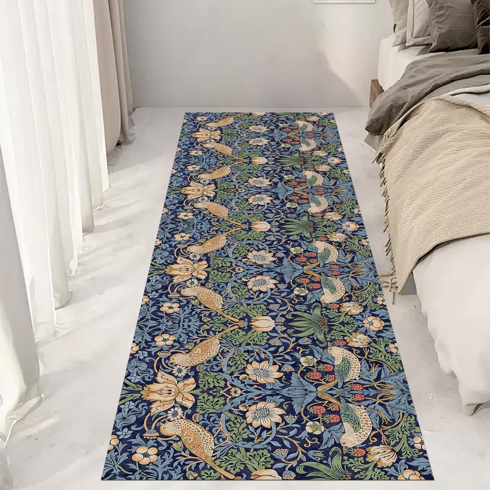 Amazon.com: Machine Washable Runner Rugs 2.6'x6.6',Boho Flower