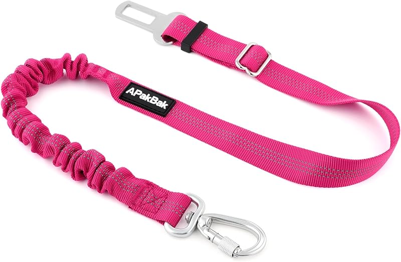 Cinto de Segurança para Cães com Gancho de Alumínio com Trava APAKBAK A1Belt