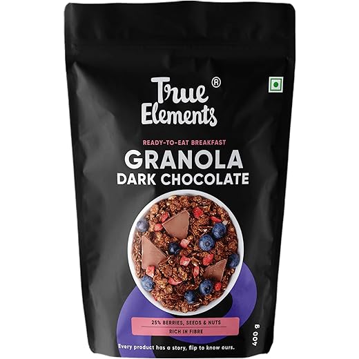 True Elements Dark Chocolate Granola 400g