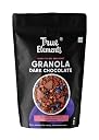 True Elements Granola Dark Chocolate 400g - Baked Granola | Almonds, Berries & Dark Chocolate | Granola for Breakfast | High Fibre Cereal | Diet Snack gallery image