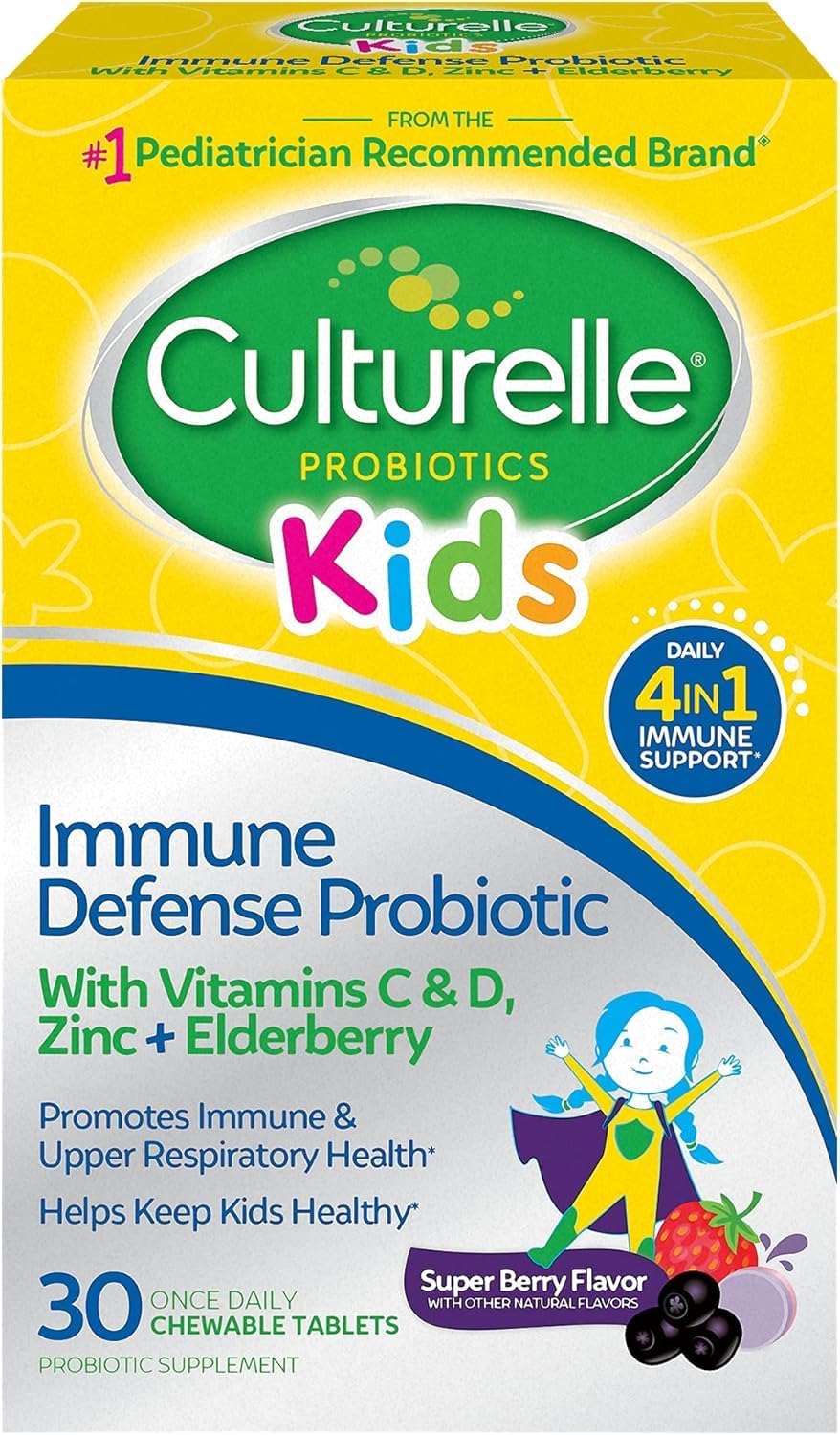 Culturelle Kids Immune Defense Probiotic Chewables, 30 Count