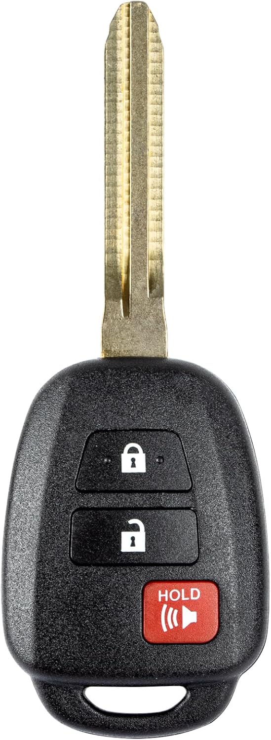 Vurkcy Key Fob Replacement for 2013-2021 Toyota RAV4/ 16-19 Tacoma/ 13-19 Prius C/ 20-21 4Runner Car Keyless Entry Remote Control, HYQ12BDM HYQ12BEL, 3 Btn