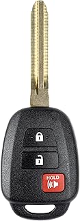 Vurkcy Key Fob Replacement for 2013-2021 Toyota RAV4/ 16-19 Tacoma/ 13-19 Prius C/ 20-21 4Runner Car Keyless Entry Remote Control, HYQ12BDM HYQ12BEL, 3 Btn