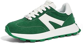 Women's Platform Fashion Sneakers Retro Classic Trainers Casual Lace-up Stylish Tennis Running Walking Shoes