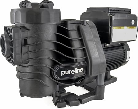 Pureline EasyFit 1.65 HP Variable Speed Pool Pump, Drop-In Replacement for HaywardTM Super Pump and SuperFlo