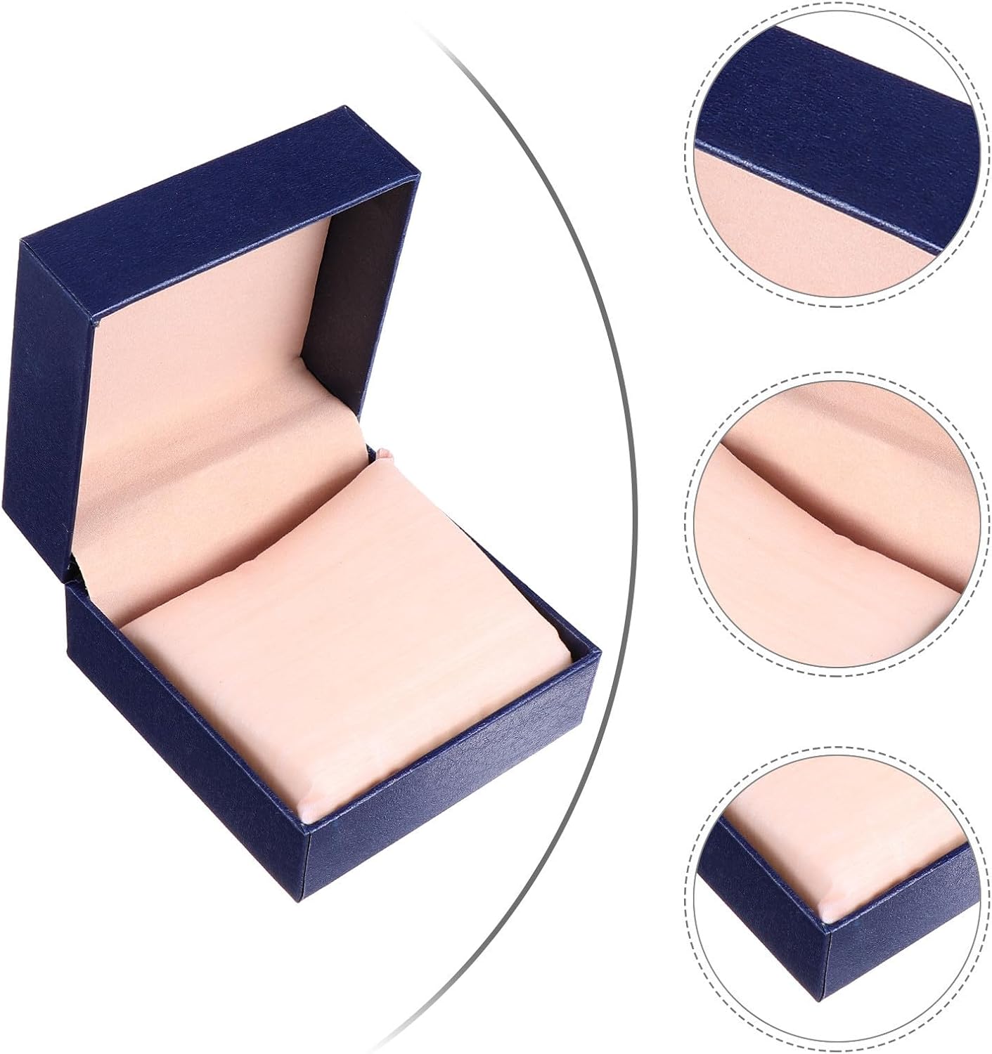 Tofficu 3 Piece Watch Case Set with Litchi Pattern Paper Gift Boxes image 3