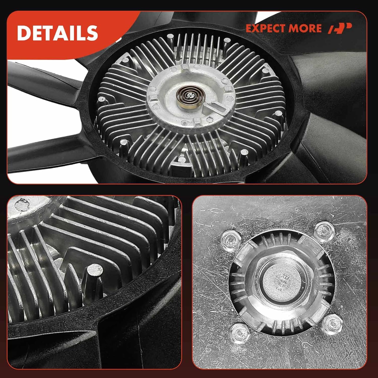 A-Premium Engine Cooling Fan Clutch Compatible with Land Rover Discovery 1998-2004