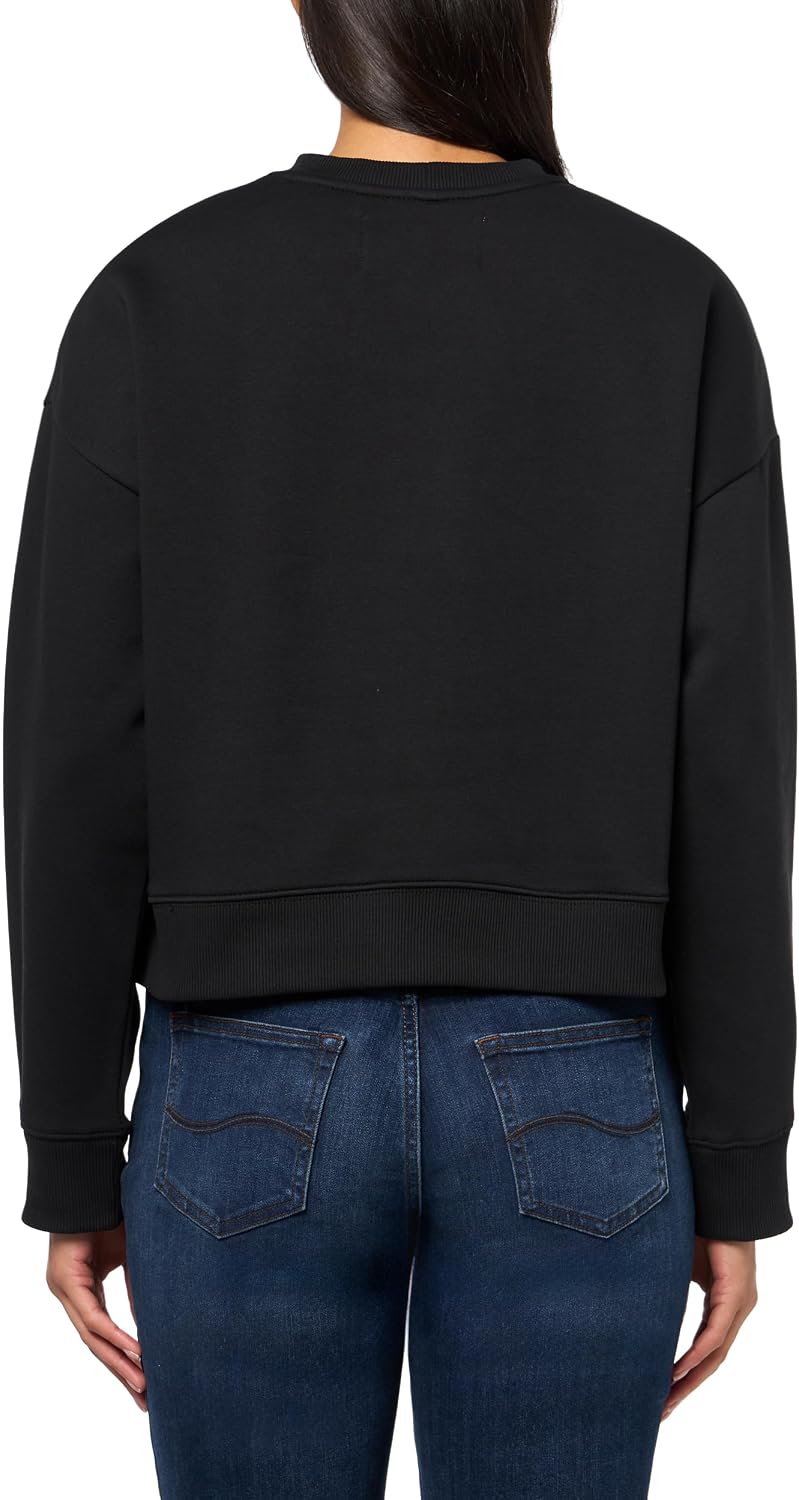 Calvin Klein Women's Monogram Logo Crewneck Sweatshirt