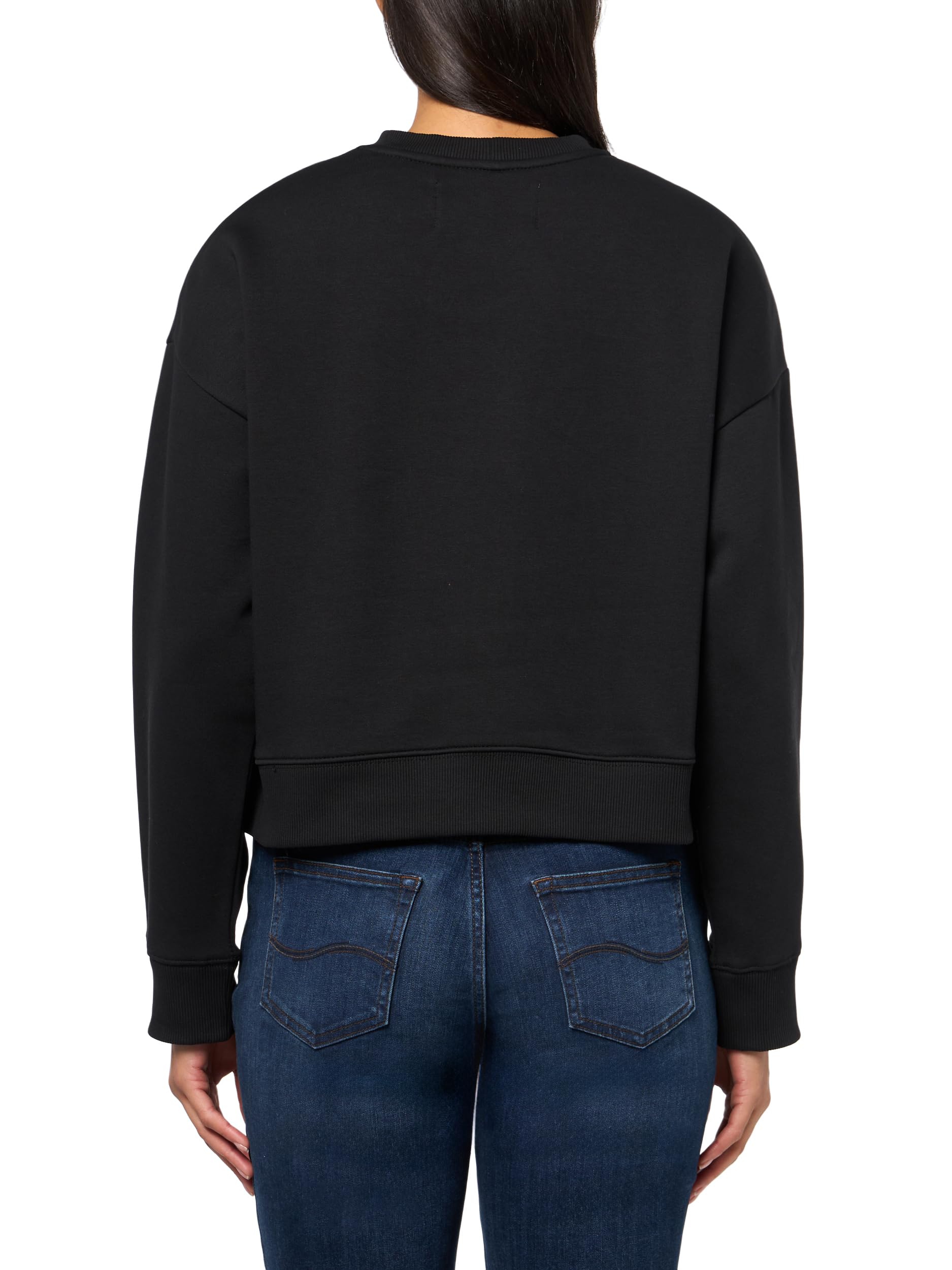 Calvin Klein Damska bluza z okrągłym dekoltem z logo monogramu