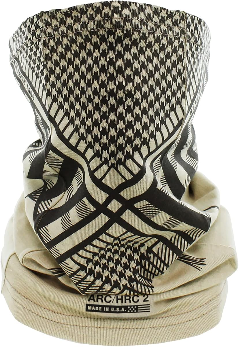 Polaina para cuello con máscara facial resistente al fuego - CAT2 - Hecho en los EE. UU.