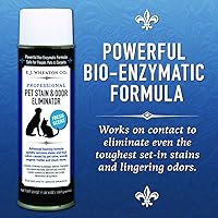 Vista 3 de E.J. Wheaton - Eliminador de olores de manchas de mascotas, limpiador enzimático de fuerza profesional para orina de perros y gatos y más, aerosol