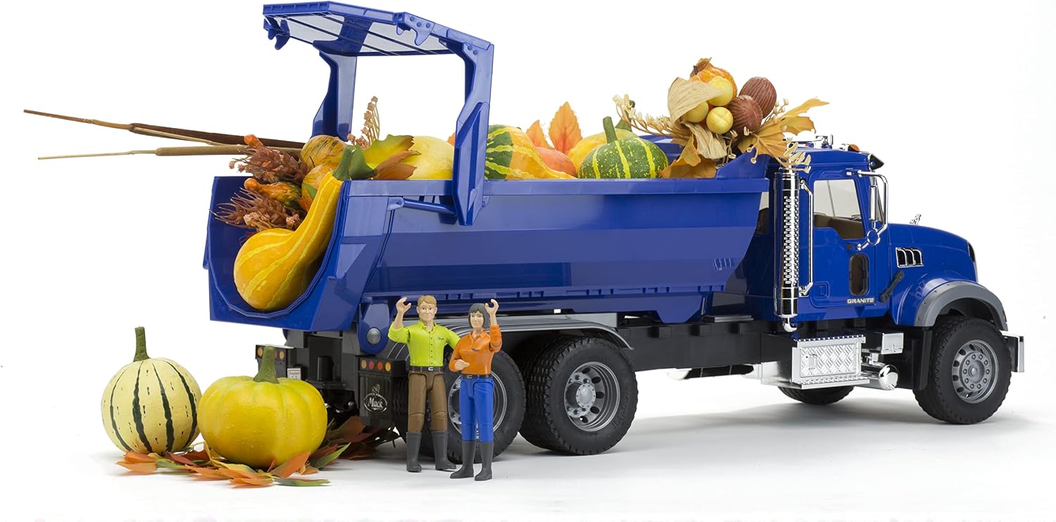Bruder 02823 MACK Granite Halfpipe Dump Truck