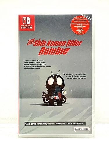 Bandai Nintendo Switch SD Shin Kamen Rider Rumble English Version