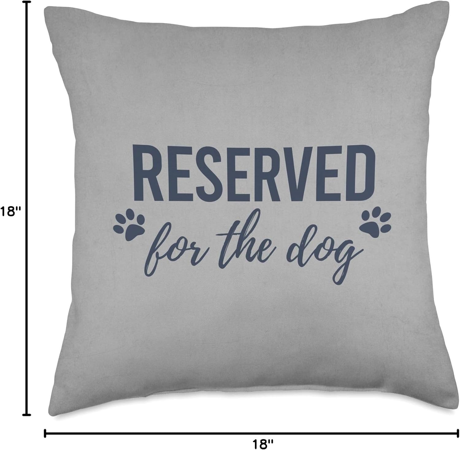 Funny Dog Home Reserved for the Dog Decoration Gift Throw Pillow